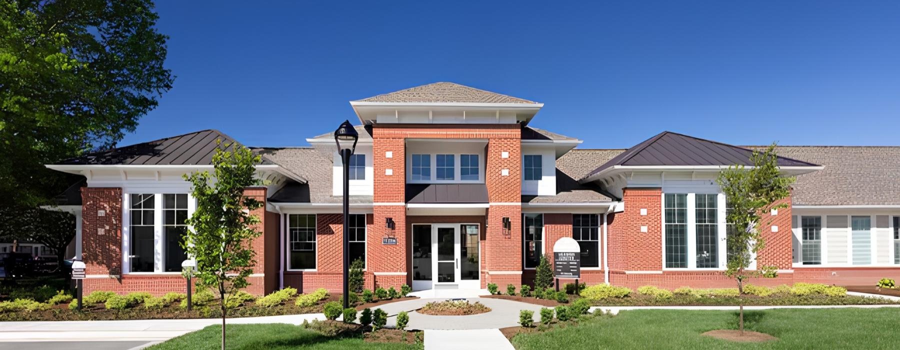 a large brick building